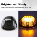 Cab Roof Marker Lights For 2003-2016 Dodge Ram 1500 2500 3500 Top Light Running Lamp Smoked Lens With 16 Amber Leds