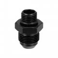 X Autohaux 2pcs Black 8an Male To M14 1 5mm Metric Thread Fitting Adapter Flare Union Coupler Fuel Oil Line Hose End Aluminum