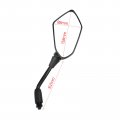 Minho M10 Universal Stripe Adjustment Rearview Motorcycle Mirrors Led Turn Signal Light Rear View Mirror With Horse Race Lamp
