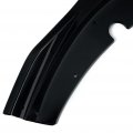 Ocpty Front Bumper Protector V2 Style Compatible With 2015-2021 For Dodge Charger Srt Pp Spoiler Lip Glossy Black