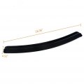 Ocpty Front Bumper Protector V2 Style Compatible With 2015-2021 For Dodge Charger Srt Pp Spoiler Lip Glossy Black