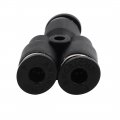 20pcs Y Type A104 Pneumatic Air 3 Way Quick Fittings Connector 4mm Tube Hose
