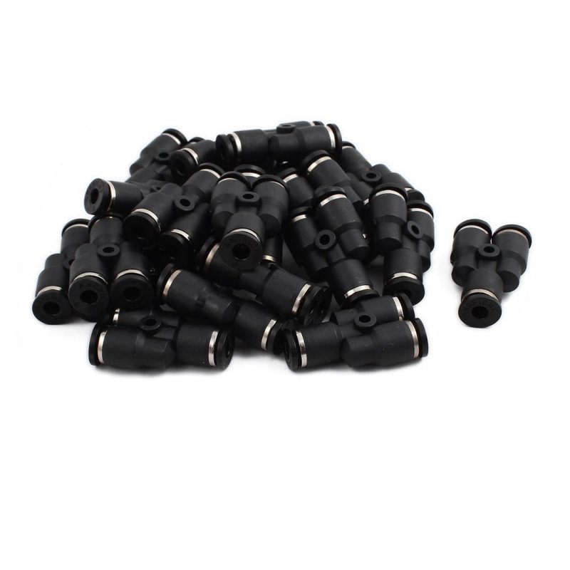 20pcs Y Type A104 Pneumatic Air 3 Way Quick Fittings Connector 4mm Tube Hose