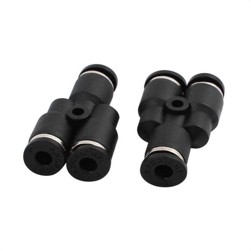 20pcs Y Type A104 Pneumatic Air 3 Way Quick Fittings Connector 4mm Tube Hose