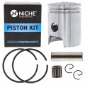 Niche 80cc Engine Piston Cylinder Head Gasket Top End Kit For Yamaha Pw80 Big Wheel Bw80 21w-11111 527-11633