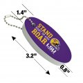 Graphics More Stand Up And Roar Lsu Tigers Football Floating Keychain Oval Foam Fishing Boat Buoy Key Float