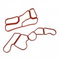 Secosautoparts 2721840080 Engine Oil Filter Housing Cooler Gasket 2721840280 Compatible With Mercedes M272 W204 W221