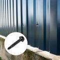 Uxcell Hex Washer Self Drilling Screws 8 X 1 410 Stainless Steel Sheet Metal Screw 100pcs