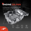 A-premium Engine Oil Pan Sump With Drain Plug Compatible Volvo S60 2015-2018 S80 2015-2016 S90 2017-2018 V60 Xc60 2015-2017