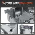 A-premium Engine Oil Pan Sump With Drain Plug Compatible Volvo S60 2015-2018 S80 2015-2016 S90 2017-2018 V60 Xc60 2015-2017
