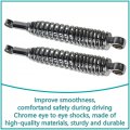 Gxywady Motorcycle Shock Absorber Chrome Shocks Eye To 335mm Replacement For Honda S65 Cl70 Ct70 Xl75 Cl90 Ct90 Cm90 S90 Cm91