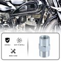 X Autohaux 10pcs Motorcycle Brake Line Tube Fittings M10x1mm For 3 16 Hydraulic Lines Union Durable Pipe Connector