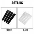 X Autohaux 4 Pcs Door Cover Panel Trim Pillar Posts Exterior Window Anti Scratch Stickers For Dodge Ram 2009-2018 Black