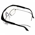 Hqrp 12 Led Flashlight Blacklight 365 Nm And Protecting Safety Glasses With Clear Lens