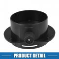 A Absopro Universal Car Air Ducting Connector Straight Heater Duct Joiner Pipe 2 95 75mm Od Black