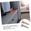 Healeved 60pcs T-nut Metal Threaded Inserts Furniture Rivet Nuts Hex Socket Screw Insert Nut Fastener Wood Carbon Steel M8
