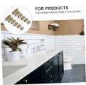 Healeved 60pcs T-nut Metal Threaded Inserts Furniture Rivet Nuts Hex Socket Screw Insert Nut Fastener Wood Carbon Steel M8