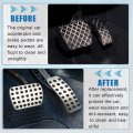 X Autohaux 4pcs Accelerator Pedal And Brake Cover Set For Mercedesbenz A B Cla Gla Ml Gl R Class W176 W245 W246 C117 W117 X156