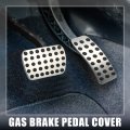 X Autohaux 4pcs Accelerator Pedal And Brake Cover Set For Mercedesbenz A B Cla Gla Ml Gl R Class W176 W245 W246 C117 W117 X156