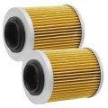 2 Pcs 21040111601 Oil Filter Replacement For Odes Cartridge V Twin Utv Atv D4 X2 X4 800 1000 Dominator Replaces 