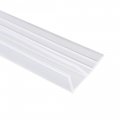 Uxcell Frameless Glass Shower Door Sweep Bottom Side Seal Strip F-type With 1 2-inch 12mm Drip Rail 3 8-inch 10mm X 78 74-inch