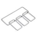 Matt Chrome Door Window Switch Panel Frame Cover Trim For Range Rover Sport L494 2014 2015