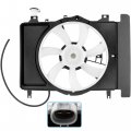 Radiator Condenser Cooling Fan Assembly For Toyota Yaris 2007 2008 2009 2010 2011 2012 2013 2014 Hatchback Sedan Replaces 