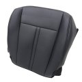 Front Passenger Side Bottom Leather Seat Cover Black For Lincoln Navigator 2015 2016 2017 Perforated Microfiber Fits Heated And 