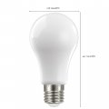 Satco S12440 A19 Led 4-bulb Value Pack 100w Replacement 2700k White