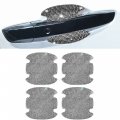 4 Pcs Crystal Diamond Car Door Bowl Rhinestone Stickers Bling Scratch Protector Universal For Most Cars White 2 X 3 94 In 