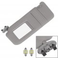 Ocpty Left Driver Side Gray Sun Visor Without Sunroof Fit For 2006 2007 2008 2009 2010 2011 Toyota Camry 7432006780b0