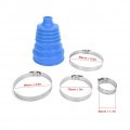 Fydun Cv Boot Cover Universal Silicone Axle Dust Ball Head Constant Speed Round Clamp Kit Blue