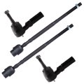 4 Piece Front Inner And Outer Tie Rod End Kit Es2912rl Ev195 For Buick Regal 1988 1996 Chevrolet Lumina 1990 1997 Monte Carlo 