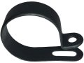 1 25 Electriduct Heavy Duty Nylon Cable Clamps Mouting Wire Clips 10pcs Black 