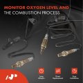 A-premium O2 Oxygen Sensor Compatible With Lexus Gs350 2013 3 5l Awd Upstream And Downstream 4-pc Set Replace Os5570 Sn447