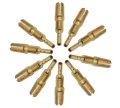12pcs Brass Pilot Jets Slow 37 5- For Mikuni Carb Vm28 486 40 42 47 50 52 5 55 57 5 60 62 5 65