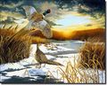 Autumn Sunrise By Lane Kendrick Pheasant Lodge Art Ceramic Accent Tile 8 X 10 Kitchen Shower Backsplash 