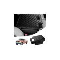 Center Console Cover For 1999-2001d F250 F350 F450 Accessories Armrest Cushion Leather Middle Pad With Pockets Storage Bag 