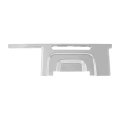 Chrome Plastic Dash Panel Molding Trim Horizontal For Peterbilt 357 378 379 385 386 389 Year 2006 And Later Silver Part Number 