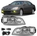 Fog Lights For Honda Accord Sedan 2003 2007 Front Bumper Lamps Kit Halogen H11 55w Replaces 08v31 Sdn 101 Sda 102 Ho2591101 