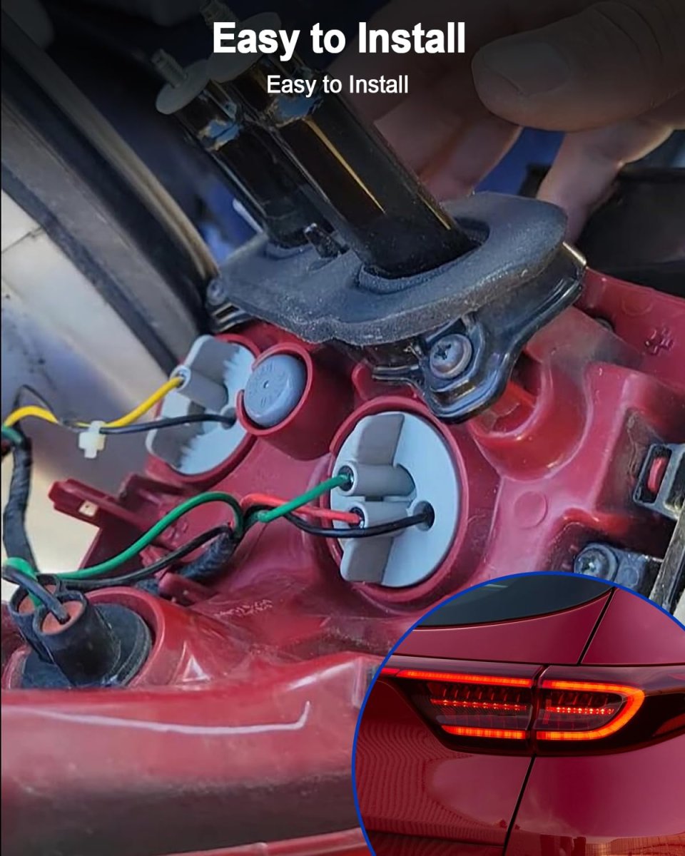 Rear Outside Tail Light Lamp Socket With Bulb And Brake Harness For Kia Sportage 2017 2018 2019 Replace 92480-d9020