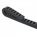 Uxcell R28 15mm X 30mm Black Plastic Wire Carrier Cable Drag Chain 1m Length For Cnc