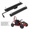Wooxgehm 2pcs Seat Slider Track Strong Strength Adjustable High Accuracy Reliability Sliding Fit For Go Kart Four Wheel Off