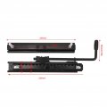 Wooxgehm 2pcs Seat Slider Track Strong Strength Adjustable High Accuracy Reliability Sliding Fit For Go Kart Four Wheel Off