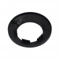Uxcell 50mm Plastic Wall Flange Radiator Water Pipe Cover Black
