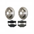 A-partrix Front Disc Brake Pads And Rotors Kit Fits Corsar Quantum 1984 Golf Jetta 1985 1986 