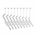 Uxcell Torx Hex Key Set 9 In 1 Anti Tamper Star Bit Wrench L-shape T10 T50 Small