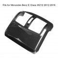 Replacement For E Class W212 2012-2015 Rear Air Vent Switch Sticker Qiilu Carbon Fiber Wind Outlet Frame Trim Cover Interior