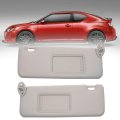 Left And Right Sun Visor For 2005 2010 Toyota Scion Tc Gray Pair With Built In Vanity Mirror Replaces 74320 21210 B2 B3 