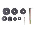 Pvc Pipe Inside Cutter 6pcs Saw Blades Internal Plastic With Grinding Wheel Plumbing Set